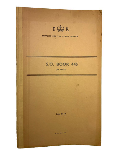 Old book 445 code 28 - book,